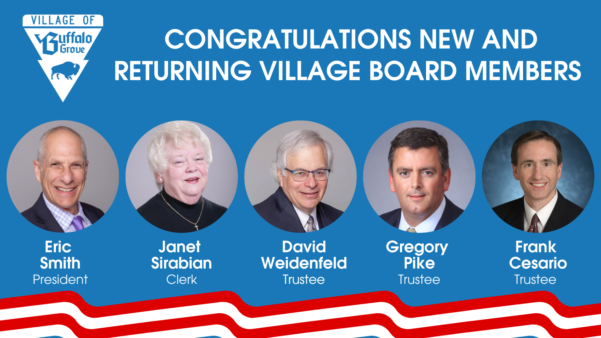Congratulations new and returning village board members (2)